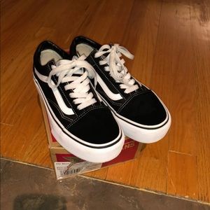 Vans old school platform